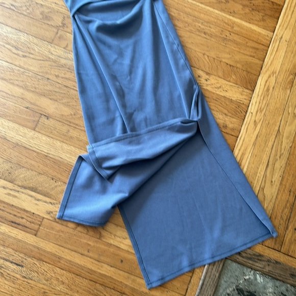NWT Hollister Dress Womens Midi Ribbed Slit Gray Stretch Small - Picture 9 of 10